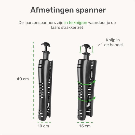 Proskill Laarzenspanners - 2 Stuks - Laarzenvuller - Oprekker - Dameslaars - Schoenoprekker