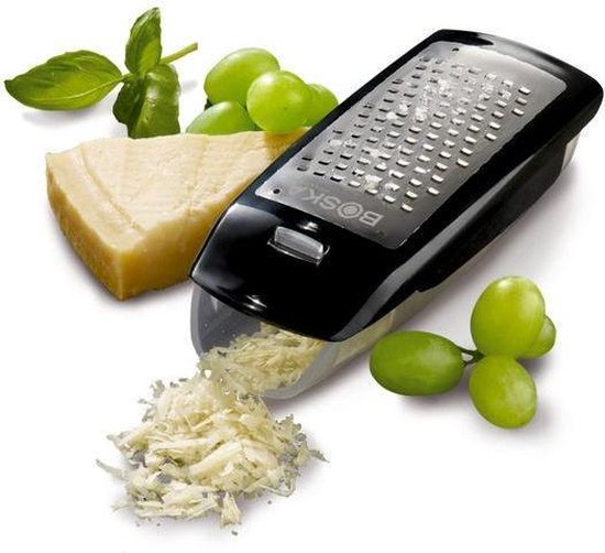 Boska Easy Grater - Tafelrasp - RVS - Zwart - Met Opvangbakje