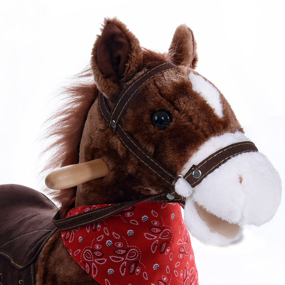 Spielwerk Schommelstoel kinderen paard met stojgbeugels