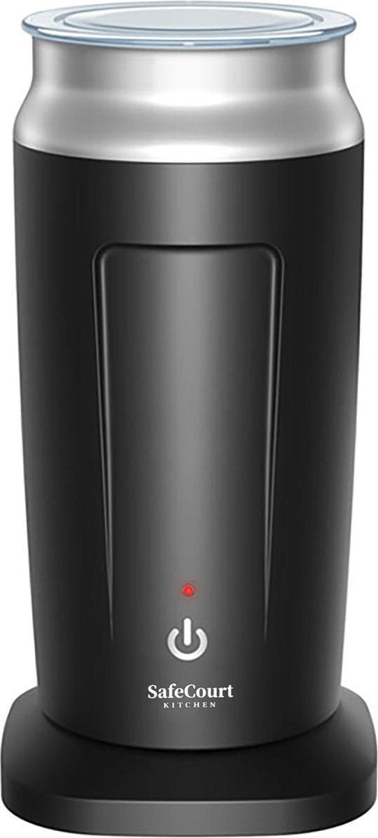 Safecourt Kitchen Melkopschuimer – 4-in-1 & Opschuimen/Verwarmen – 500 W – 14,4 x 11,3 x 19,9 cm – Zwart