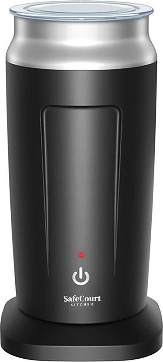 Safecourt Kitchen Melkopschuimer – 4-in-1 & Opschuimen/Verwarmen – 500 W – 14,4 x 11,3 x 19,9 cm – Zwart