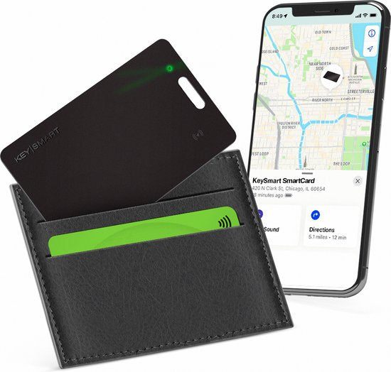 KEYSMART® SMARTCARD - Werkt met zoek mijn iPhone