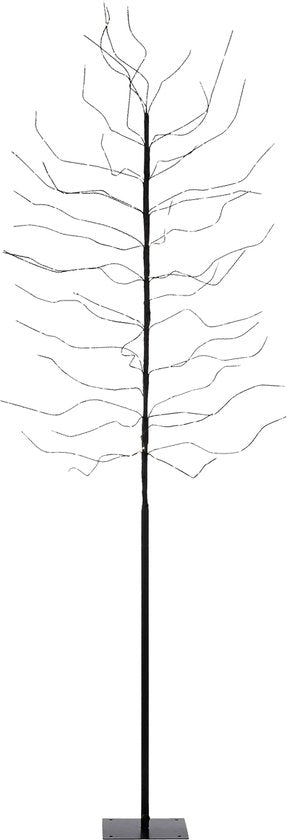 Luca Lighting - Boom met LED Verlichting - 230V - 248 lichtpunten - Zwart - 200x18 cm
