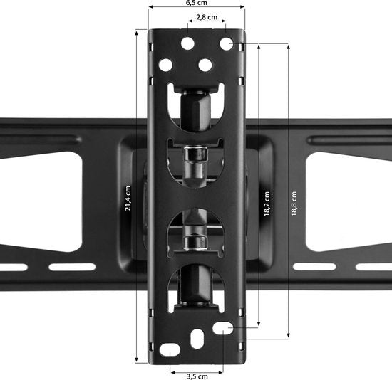 TecTake - TV muurbeugel 26-55 inch VESA max 400*400 -draaibaar- 402609