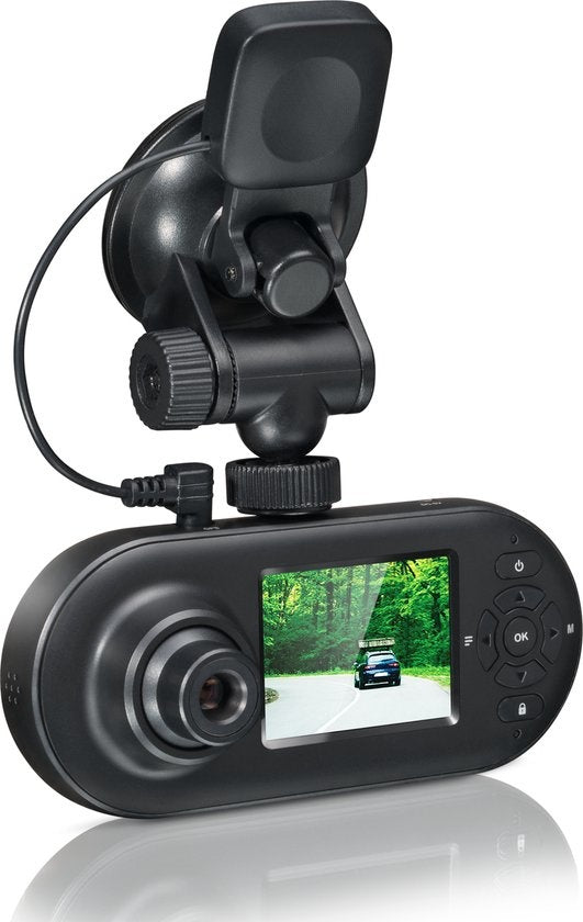 Dashcam MDC500GW - tweezijdige camera - G-sensor - GPS