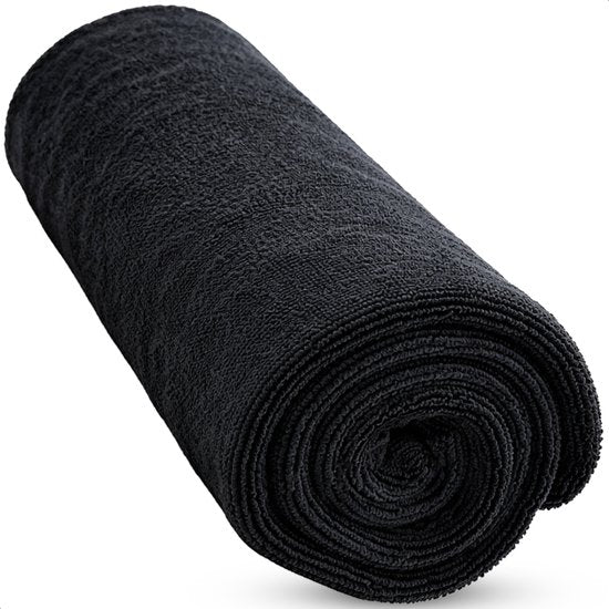 Luft ultra absorberende Microvezel Droogdoek - 60 x 80 - Badkamer en Auto - Microvezeldoekjes - Sterk - Zwart - 1300 GSM