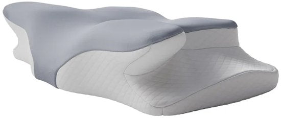 Nekkussen - Memory Foam - Wit / Grijs
