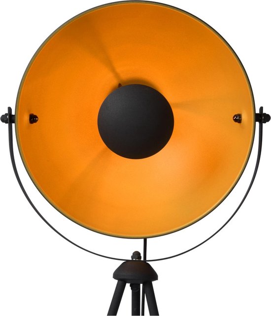 Lucide ALVARO - Vloerlamp - 1xE27 - Zwart