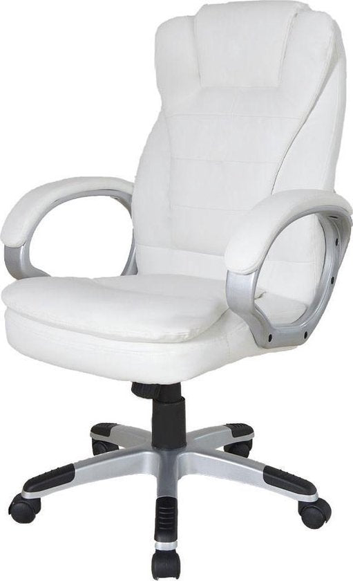 VDD Gaming Bureaustoel - Ergonomisch verstelbaar - Wit -  62x50x115cm