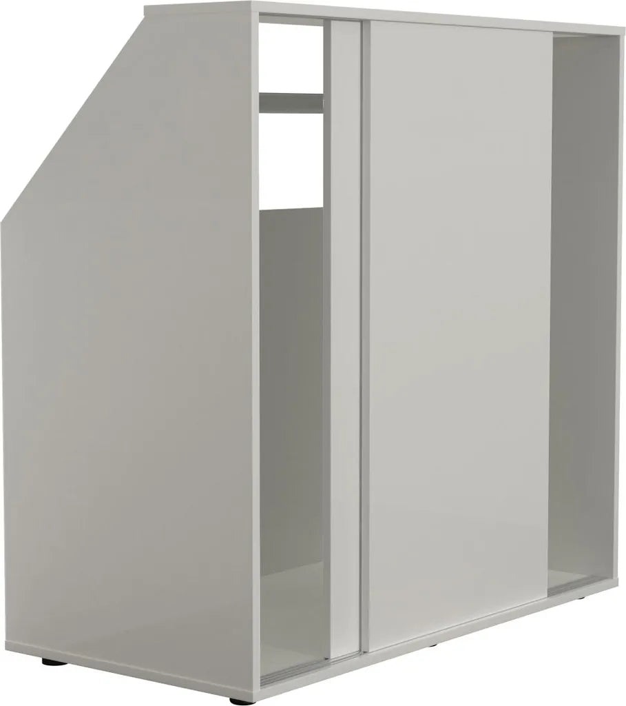 Coast Schuifdeurkast met Kledingroede - 100x50x100cm - Wit