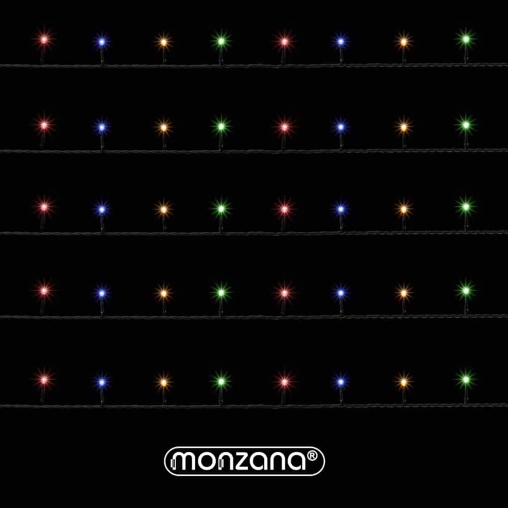 Monzana Lichtsnoer 400 LEDS – Afstandsbediening Timer – Multicolor