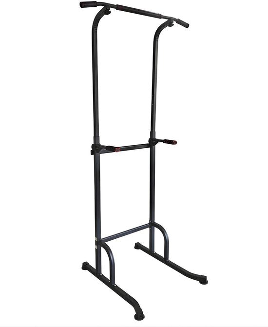 Fitby Pull Up Station - Krachtstation - Pull Up Bar - Dip Station - Optrekstang - Home gym - Fitness - Hoogte Verstelbaar - Zwart