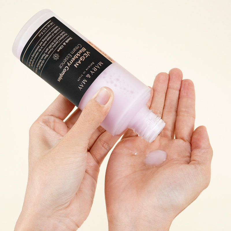 Mary&May Vegan Blackberry Complex Cream Essence – 140 ml – Intens Hydraterende Crème-in-Essence