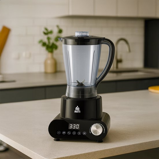 MATTI® 5-in-1 - Foodprocessor - 1500 Watt - Keukenmachine - Multifunctionele Foodprocessors | Blender - Hakmolen - Citruspers - IJscrusher