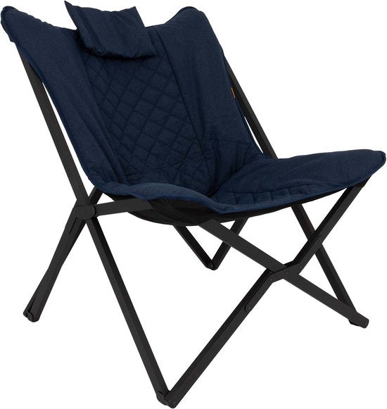 Bo-Camp - Industrial - Relaxstoel - Molfat - Cationic - Blauw