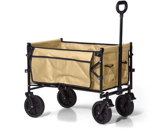 Bolderkar – XL – Opvouwbaar – 100L – Beige