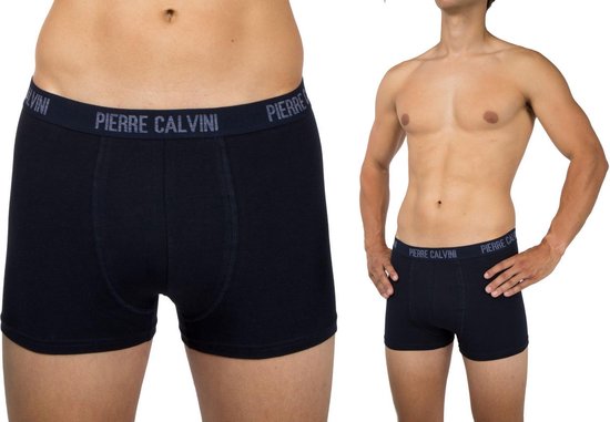 Pierre Calvini - Boxershort Heren - Heren Ondergoed - 12 Stuks - Maat L - Classic Kleuren - Boxershorts Korte Pijp