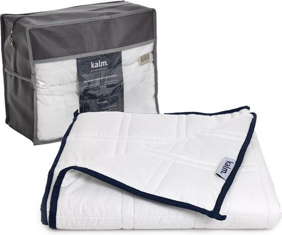 Kalm Tweepersoons Verzwaringsdeken 13 KG - 200 x 220 CM - 7-laags design - Verzwaarde Deken - Weighted Blanket - Zware Deken