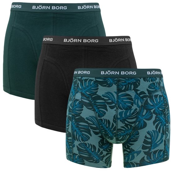 Björn Borg Cotton Stretch boxers -  Maat S - heren boxers normale lengte (3-pack) - multicolor