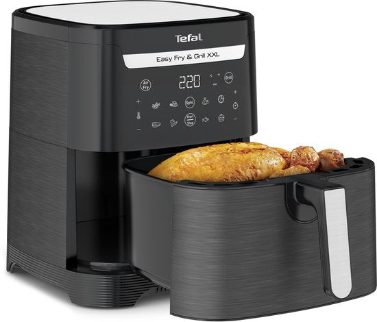Tefal Easy Fry & Grill XXL EY8018 - 2-in-1 Airfryer & Grill - 6.5L - FlexCook - 8 Programma's - Zwart - Voor 8 Personen