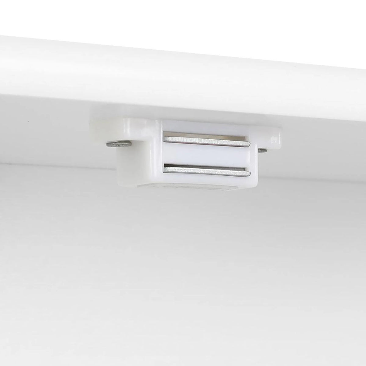 Yaheetech Wandkast Badkamer - Wit - 48,5 x 14 x 73 cm - Handdoekrek, Open Vak, Verstelbare Planken
