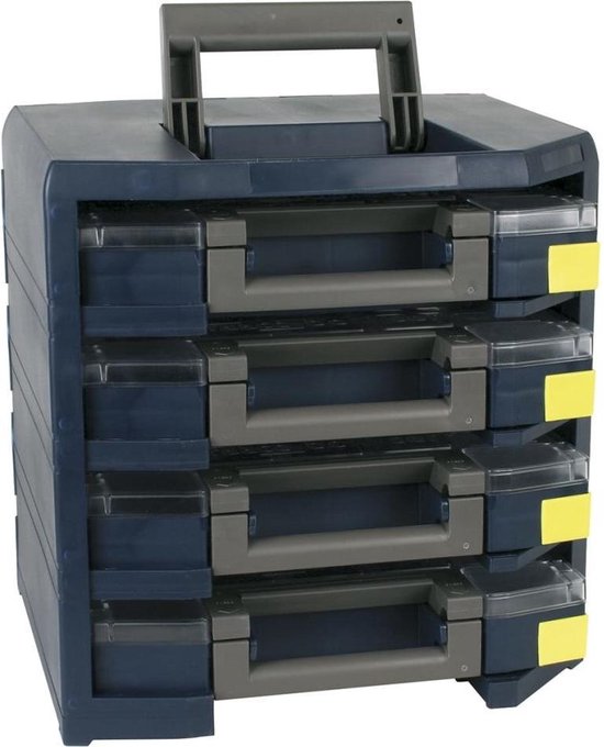 Raaco Assortimentsdoos - HandyBoxxser - Met 4 stuks Boxxser 55 Sorteerdozen - 305 x 347 x 342 mm - 137966