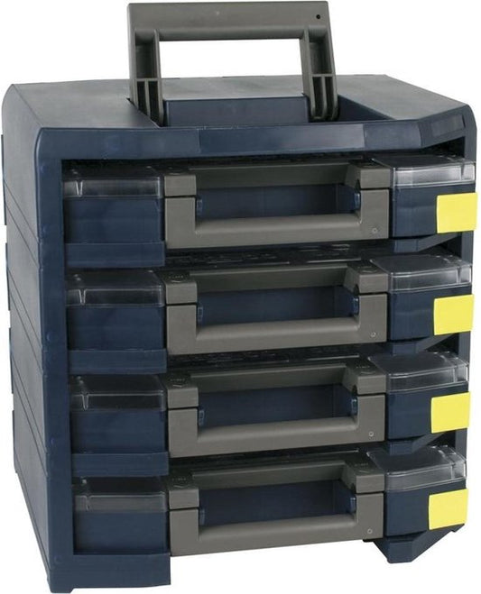Raaco Assortimentsdoos - HandyBoxxser - Met 4 stuks Boxxser 55 Sorteerdozen - 305 x 347 x 342 mm - 137966