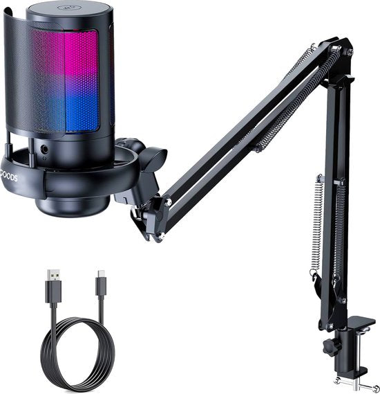 Microfoon met scharnierende arm RGB