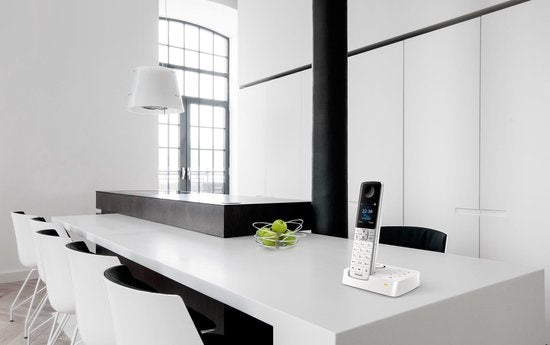 Philips D6351W Draadloze Telefoon met Antwoordapparaat - 1,8" Display - Telefoonboek tot 100 Namen - Nummerherkenning en -Blokkering - Plug & Play - Wit