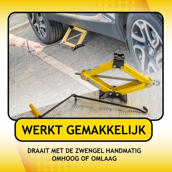 Dunlop Krik - Mechanisch - Hefvermogen 1,5 Ton - Lifthoogte 26-38 cm