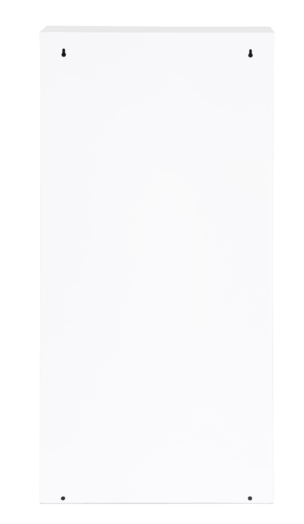 Bizzotto Eyvin schoenenrek drie vakken – wit – 50 x 15 x 106 cm