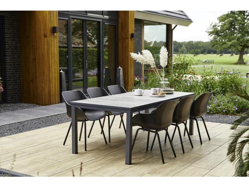 Hartman Sophie Rondo Elegance Tuinstoel - Duopack - Antraciet