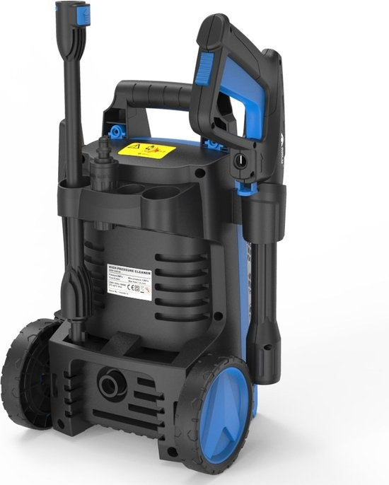 HYUNDAI hogedrukreiniger 1500W - Complete deluxe set - 360 L/uur - Inclusief veel accessoires - spuitstukken - terrasreiniger - zeeptank