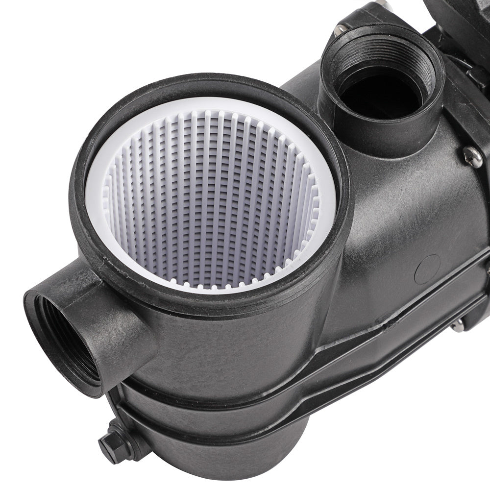 Monzana Filterpomp + Voorfilter - 9.960 l/u 400 W IPX5 – Zwart