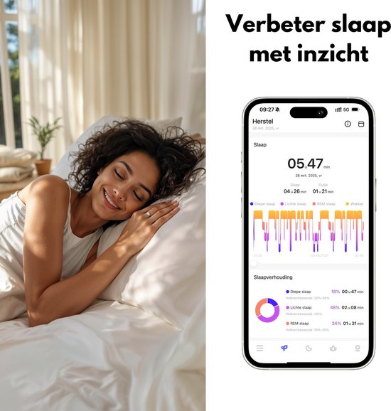 Focus® S2 Smart Ring - Zilver - Maat 6 - AI Coach - Hartslag - Menstruatiecyclus - Slaap Monitor - Herstelscore - Slimme Ring - Sport Prestatie - Stappenteller -IP68 Waterdicht - O2 Meting - Dames - Heren - Wearables - Oplaad Case - beschermring