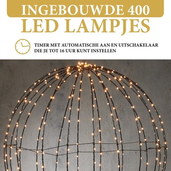 Giftsome Lichtbol Kerstverlichting LED - Lichtbal Ø 60 CM - Kerstverlichting Buiten en Binnen
