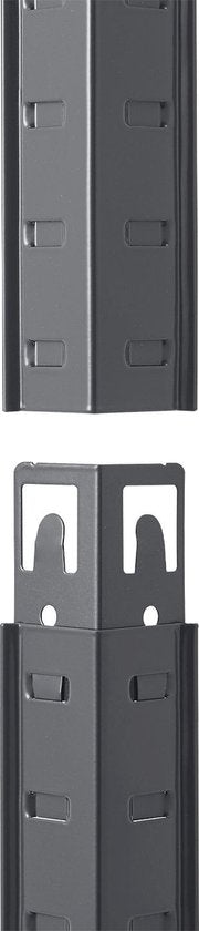 2 stuks Magazijnstelling / Opbergrek - Easy - 160 x 80 x 40 cm - Grijs