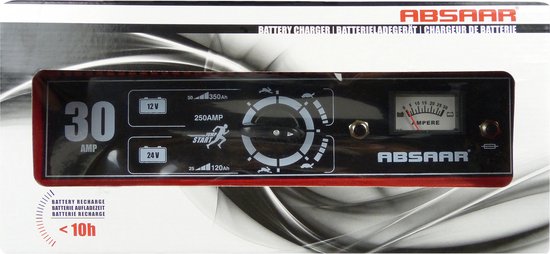 Absaar Acculader N/E AmpM SH250 12V/24V 30AMP