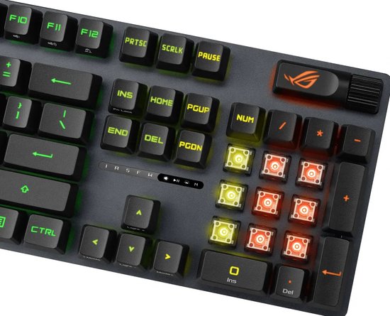 ASUS ROG STRIX SCOPE II RX/RXRD - Toetsenbord - XA12 - Bedraad - USB - Zwart - QWERTY
