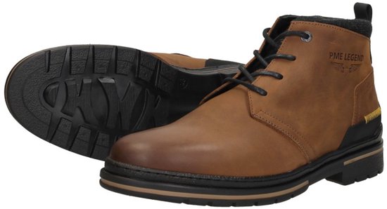 Heren Veterschoenen Pme Legend Pme Legend Fleetman Cognac - Maat 44