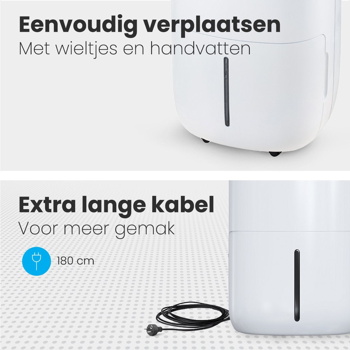 Auronic Luchtontvochtiger en Luchtreiniger 25L - Wit