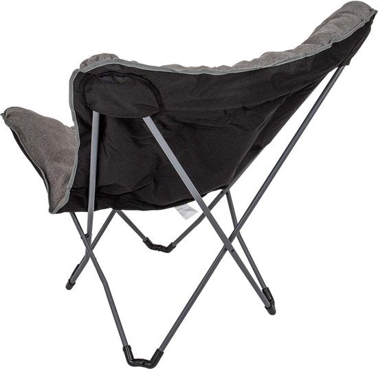 Bo-Camp - Urban Outdoor - Vlinderstoel - Grainger - L - Nika - Grijs