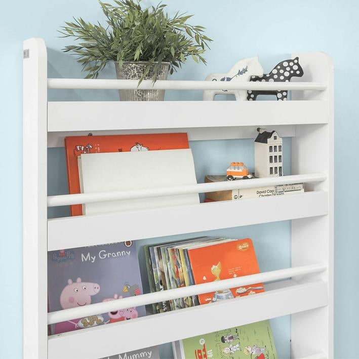 SoBuy Opbergkast - Ophangbaar - MDF - 60 x 12 x 80 cm - Wit