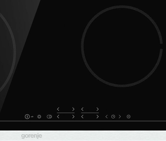 Gorenje ECT643BX Zwart, Roestvrijstaal Ingebouwd Keramisch 4 zone(s)