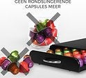 Gadgy Nespresso Capsulehouder met Lade - Koffiecups Houder Nespresso - Koffiehouder voor Nespresso Capsules - 50 Capsules - Cuphouder Zwart