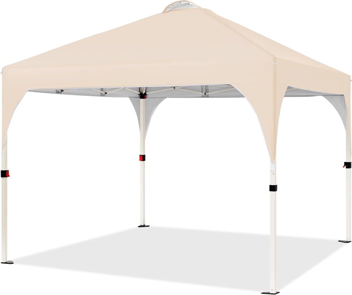 Yaheetech Vouwpaviljoen 3 x 3 m – Waterafstotend, In Hoogte Verstelbaar – BeigeYaheetech Vouwpaviljoen 3 x 3 m – Waterafstotend, In Hoogte Verstelbaar – Beige