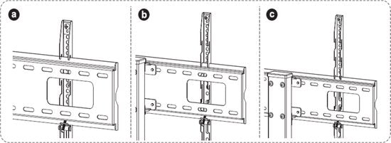 TV standaard - tv statief - draaibaar - scherm hoogte instelbaar 134 cm tot 146 cm