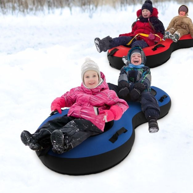 Coast 2-Zits Sneeuwslee - 200 cm - Met Trekband - Blauw