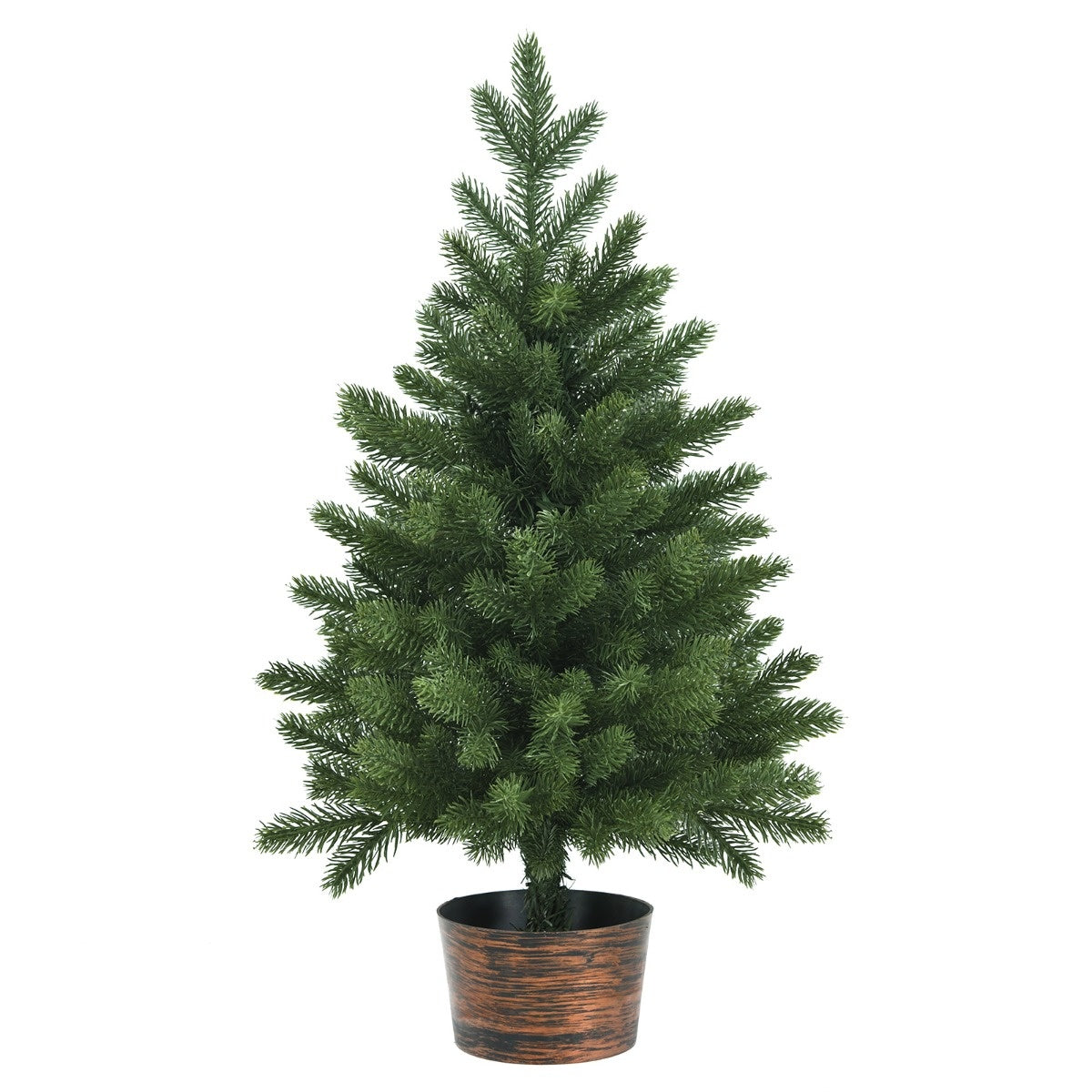 Coast Kunstkerstboom - Stabiele Potvoet - 40 x 40 x 60 cm - Groen