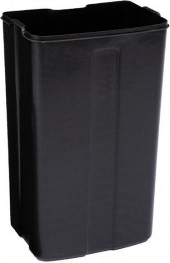 5Five Vuilnisemmer Metaal - Zwart - 35 x 32 x 62 cm - 30 l